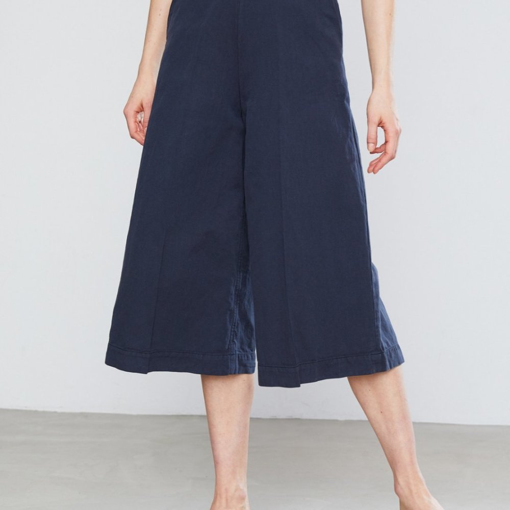 YMC You Must Create Navy Caravan Culottes - UK Size 8